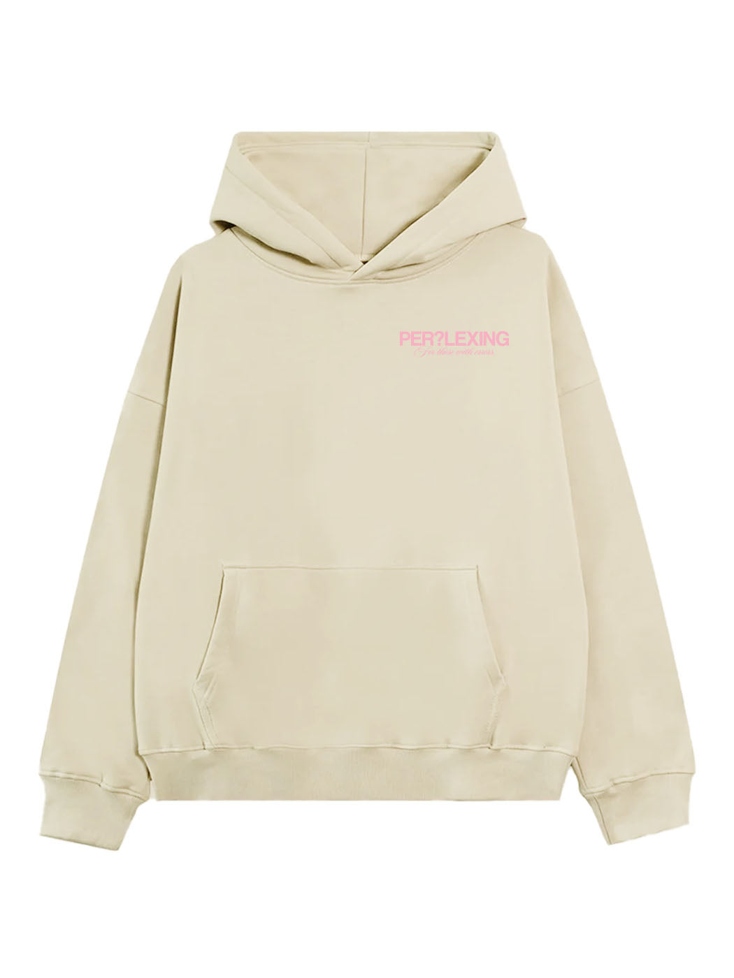 PERPLEXING FOR THOSE WITH ERRORS HOODIE (PINK PRINT)