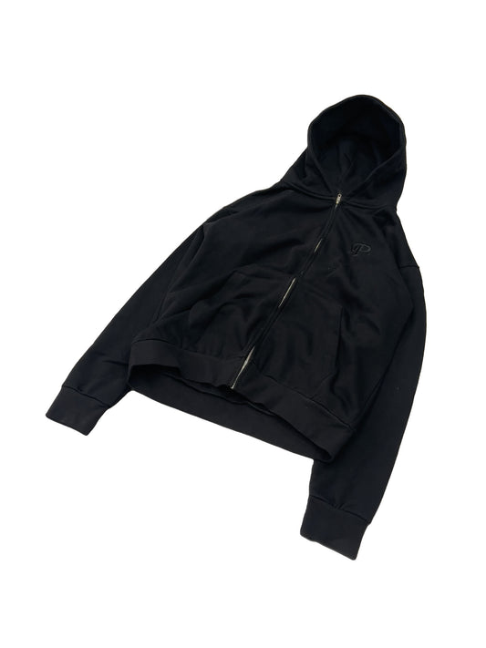 PERPLEXING ZIP-UP HOODIE EMBROIDERED